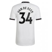 Manchester United Donny van de Beek #34 Fußballbekleidung Auswärtstrikot 2022-23 Kurzarm
